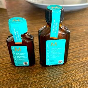 NWT two bottles of Moroccan oil